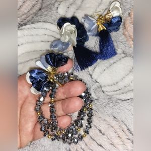 NWOT Handmade Guadalajara Jalisco 3 bracelets and earrings set